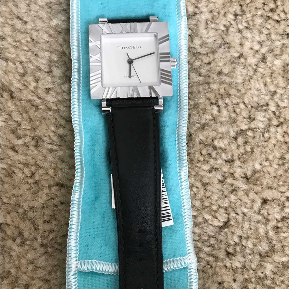 Tiffany & Co Atlas SS square watch